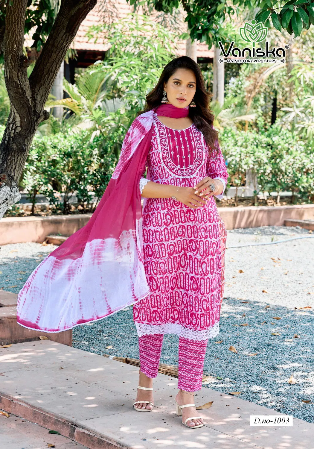 Cotton Culture Vol 1 By Vaniska Cotton With Heavy Embroidery Work Kurti With Bottom & Dupatta Best Wholesale Shop In Surat